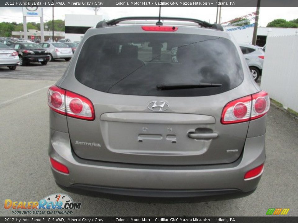 2012 Hyundai Santa Fe GLS AWD Mineral Gray / Gray Photo #6