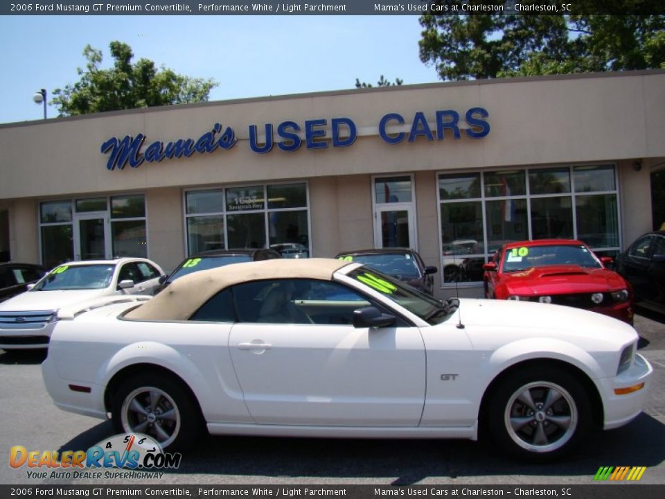 2006 Ford Mustang GT Premium Convertible Performance White / Light Parchment Photo #1