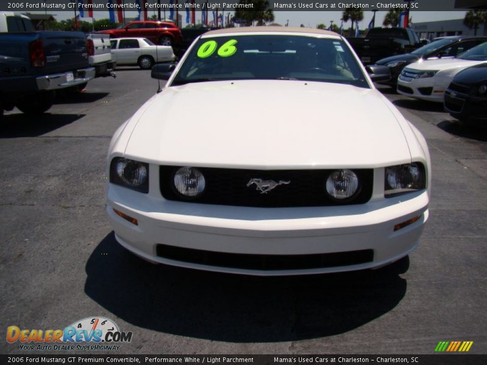 2006 Ford Mustang GT Premium Convertible Performance White / Light Parchment Photo #3