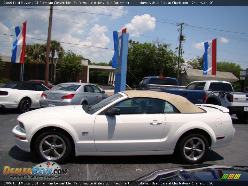 2006 Ford Mustang GT Premium Convertible Performance White / Light Parchment Photo #5