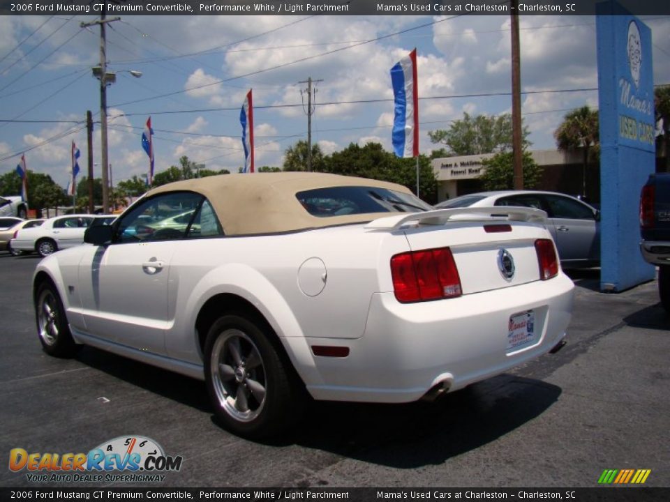 2006 Ford Mustang GT Premium Convertible Performance White / Light Parchment Photo #6