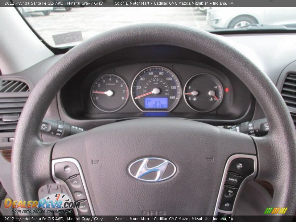 2012 Hyundai Santa Fe GLS AWD Mineral Gray / Gray Photo #15