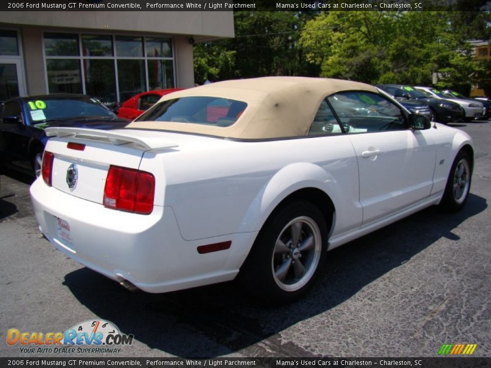 2006 Ford Mustang GT Premium Convertible Performance White / Light Parchment Photo #8