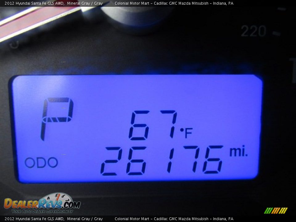 2012 Hyundai Santa Fe GLS AWD Mineral Gray / Gray Photo #20