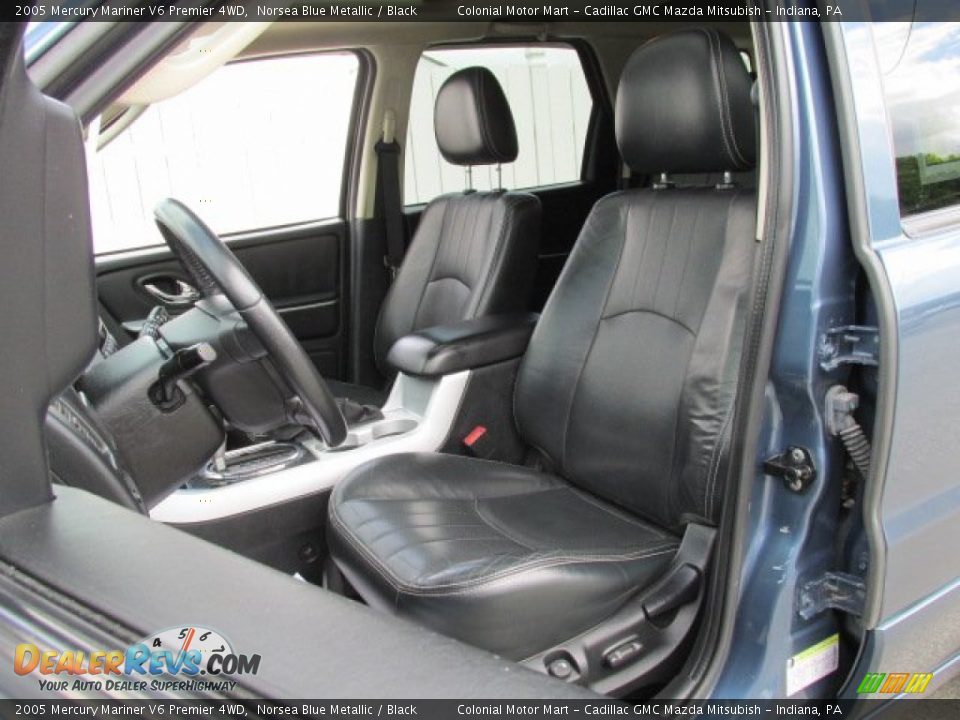 2005 Mercury Mariner V6 Premier 4WD Norsea Blue Metallic / Black Photo #11
