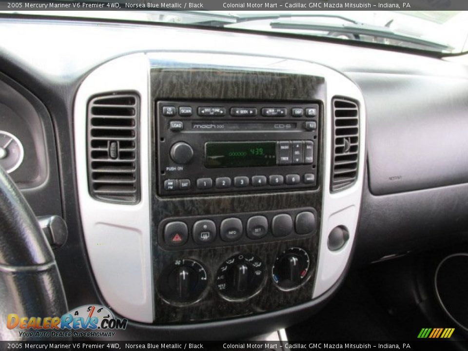 2005 Mercury Mariner V6 Premier 4WD Norsea Blue Metallic / Black Photo #14