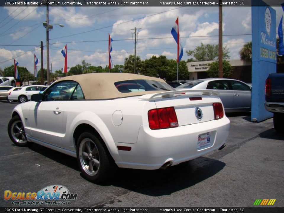 2006 Ford Mustang GT Premium Convertible Performance White / Light Parchment Photo #25