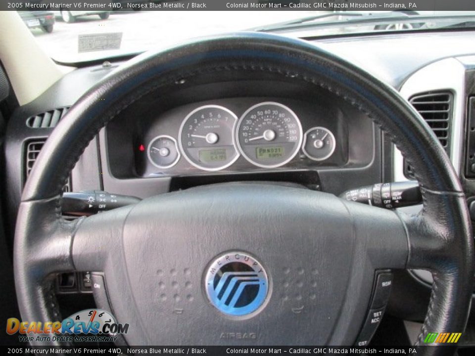2005 Mercury Mariner V6 Premier 4WD Norsea Blue Metallic / Black Photo #17