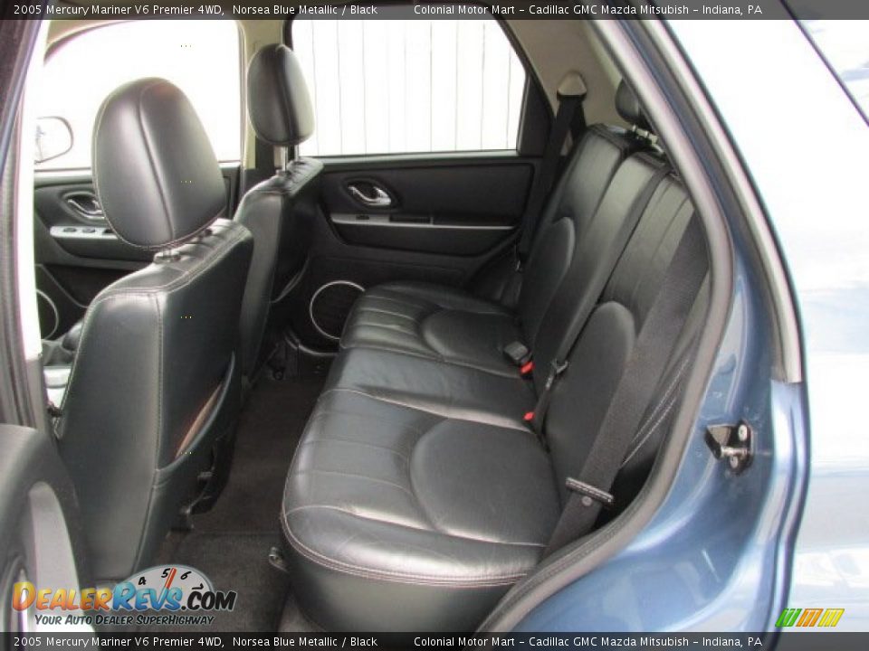 2005 Mercury Mariner V6 Premier 4WD Norsea Blue Metallic / Black Photo #18