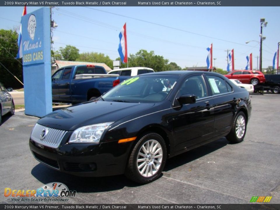 2009 Mercury Milan V6 Premier Tuxedo Black Metallic / Dark Charcoal Photo #4