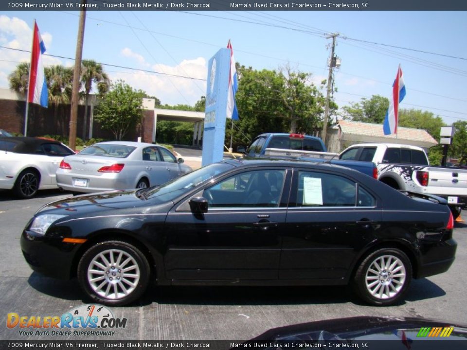 2009 Mercury Milan V6 Premier Tuxedo Black Metallic / Dark Charcoal Photo #5