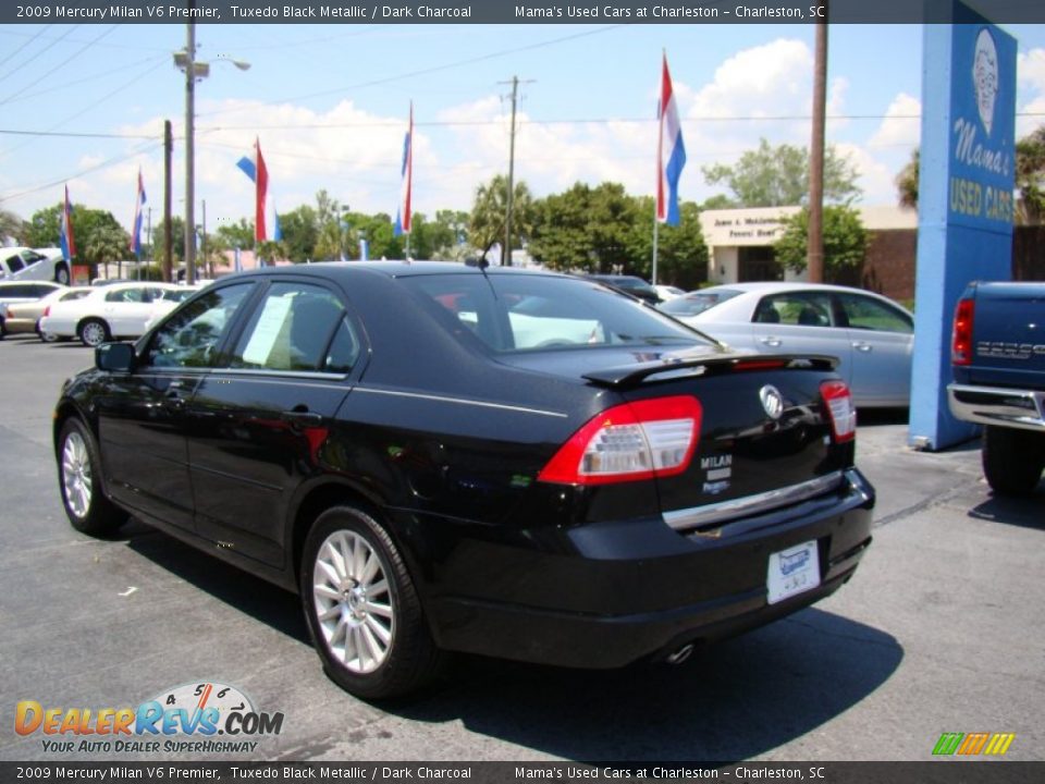 2009 Mercury Milan V6 Premier Tuxedo Black Metallic / Dark Charcoal Photo #6