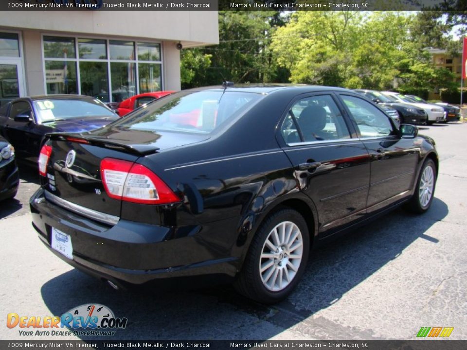 2009 Mercury Milan V6 Premier Tuxedo Black Metallic / Dark Charcoal Photo #8