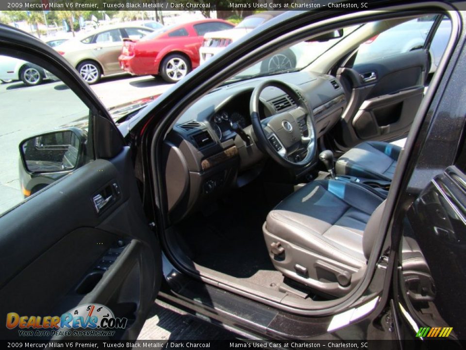 2009 Mercury Milan V6 Premier Tuxedo Black Metallic / Dark Charcoal Photo #9