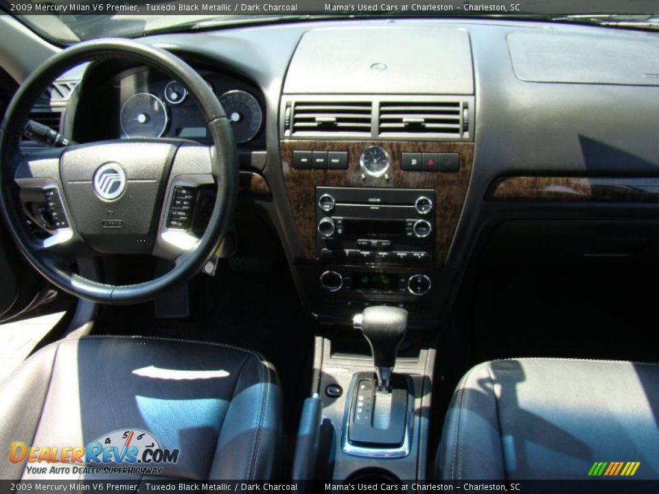 2009 Mercury Milan V6 Premier Tuxedo Black Metallic / Dark Charcoal Photo #14