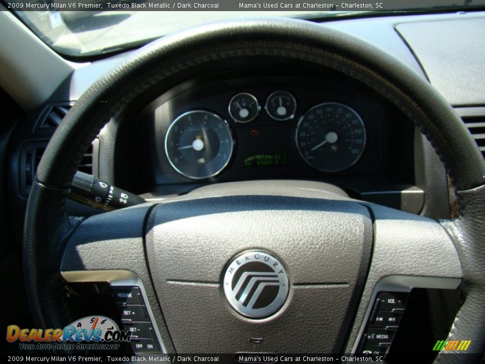 2009 Mercury Milan V6 Premier Tuxedo Black Metallic / Dark Charcoal Photo #16