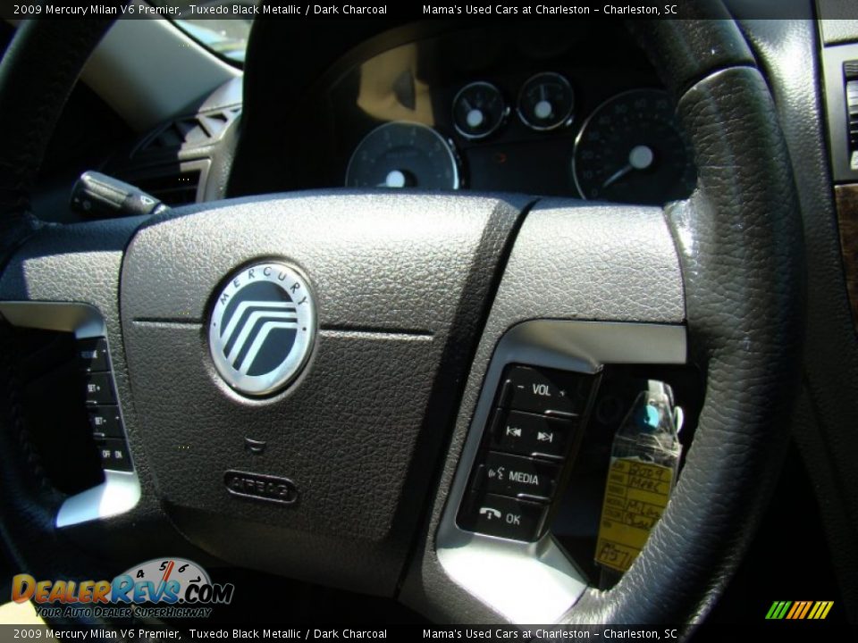 2009 Mercury Milan V6 Premier Tuxedo Black Metallic / Dark Charcoal Photo #18
