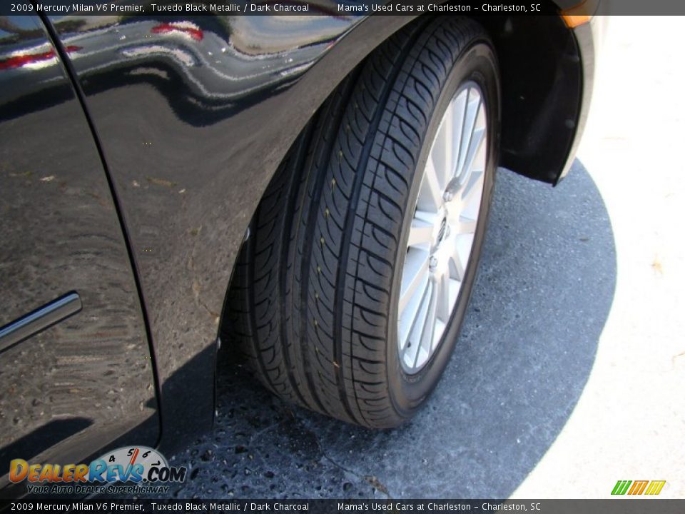2009 Mercury Milan V6 Premier Tuxedo Black Metallic / Dark Charcoal Photo #22