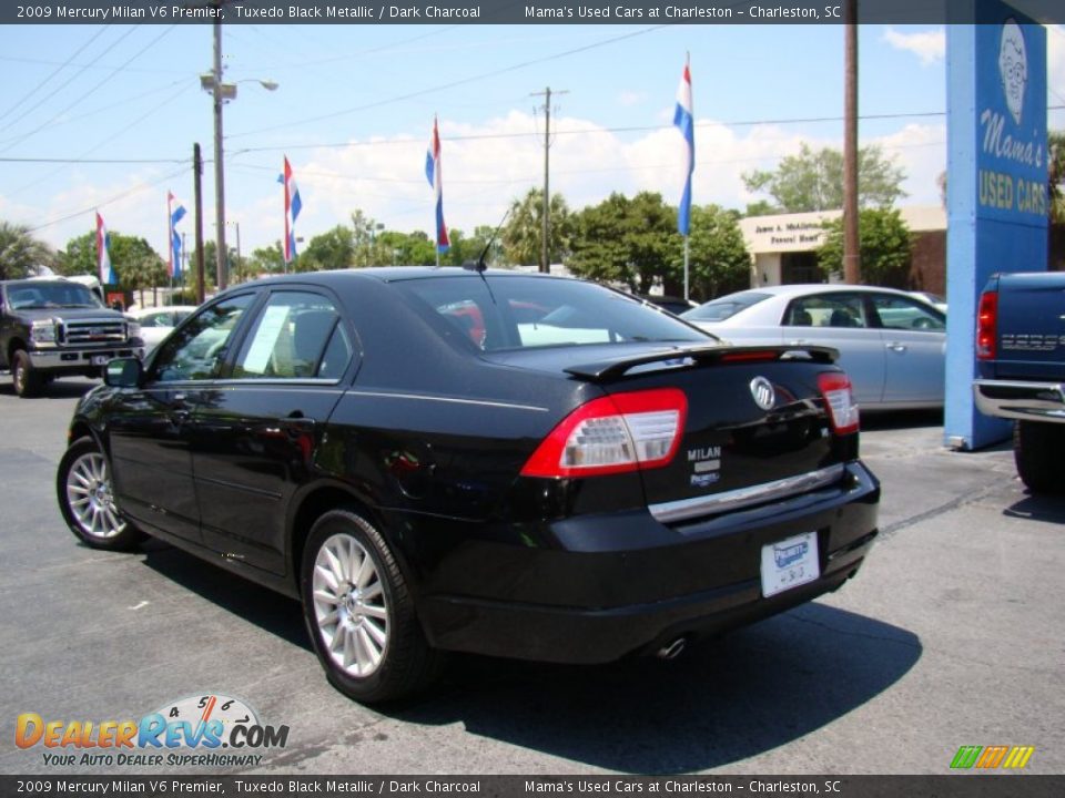 2009 Mercury Milan V6 Premier Tuxedo Black Metallic / Dark Charcoal Photo #26