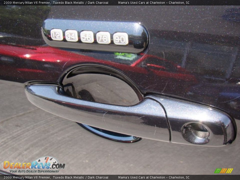2009 Mercury Milan V6 Premier Tuxedo Black Metallic / Dark Charcoal Photo #27