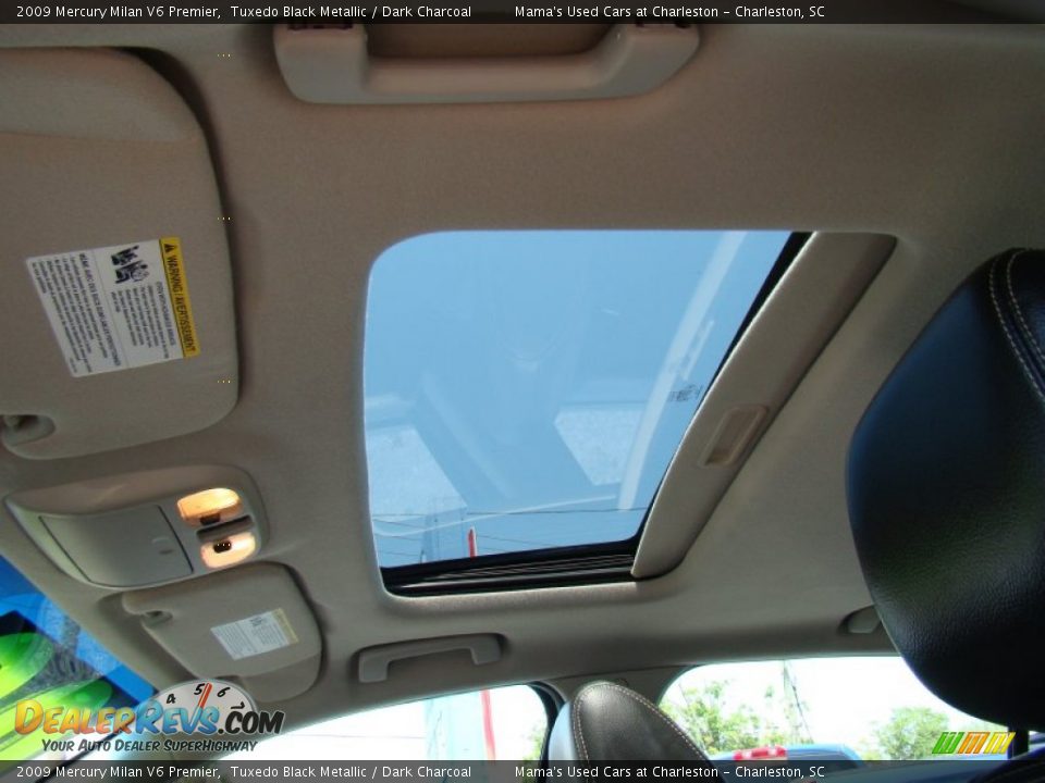 2009 Mercury Milan V6 Premier Tuxedo Black Metallic / Dark Charcoal Photo #28