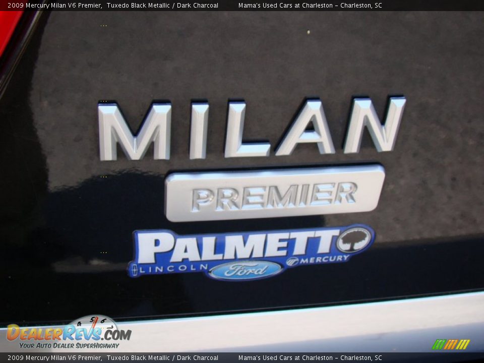2009 Mercury Milan V6 Premier Tuxedo Black Metallic / Dark Charcoal Photo #30