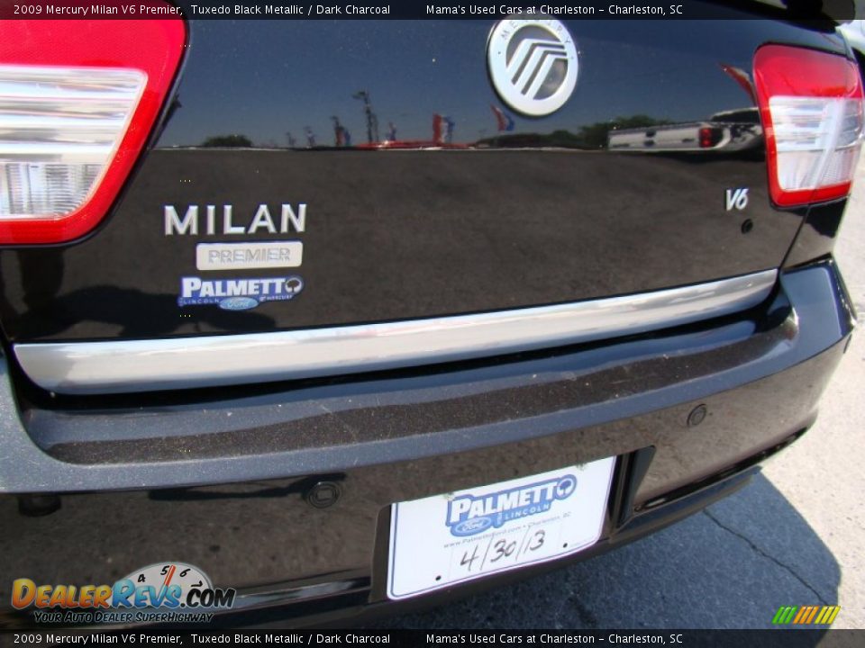 2009 Mercury Milan V6 Premier Tuxedo Black Metallic / Dark Charcoal Photo #31