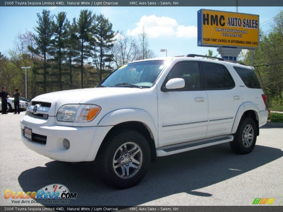 2006 Toyota Sequoia Limited 4WD Natural White / Light Charcoal Photo #1