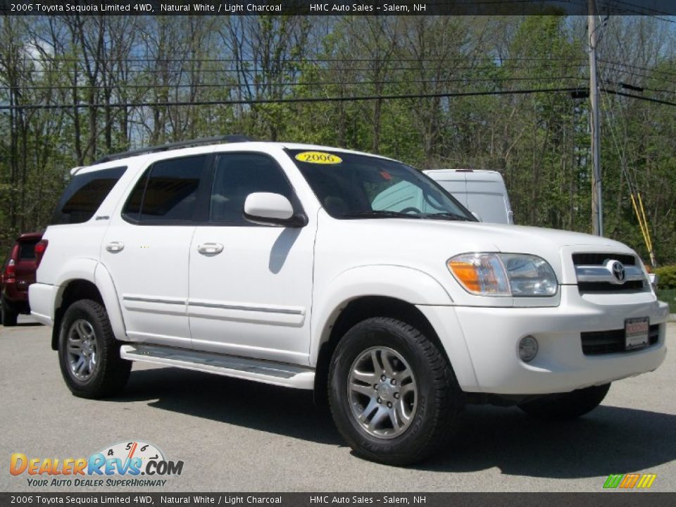 2006 Toyota Sequoia Limited 4WD Natural White / Light Charcoal Photo #3
