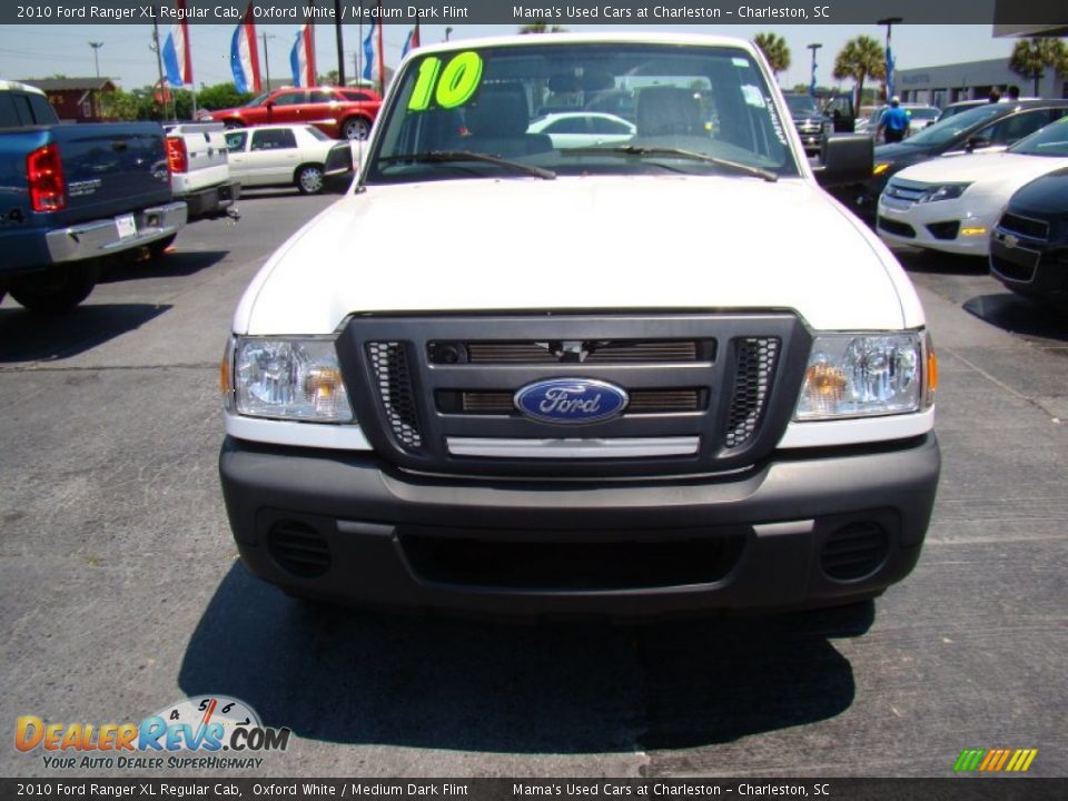 2010 Ford Ranger XL Regular Cab Oxford White / Medium Dark Flint Photo #3