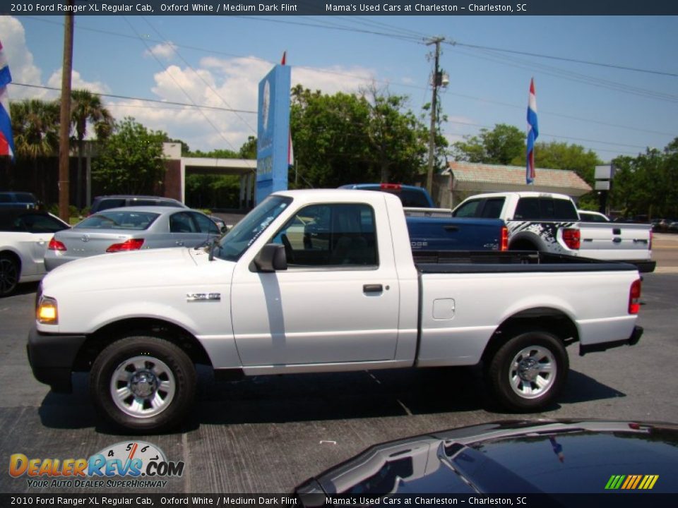 2010 Ford Ranger XL Regular Cab Oxford White / Medium Dark Flint Photo #5