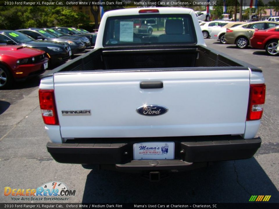 2010 Ford Ranger XL Regular Cab Oxford White / Medium Dark Flint Photo #7
