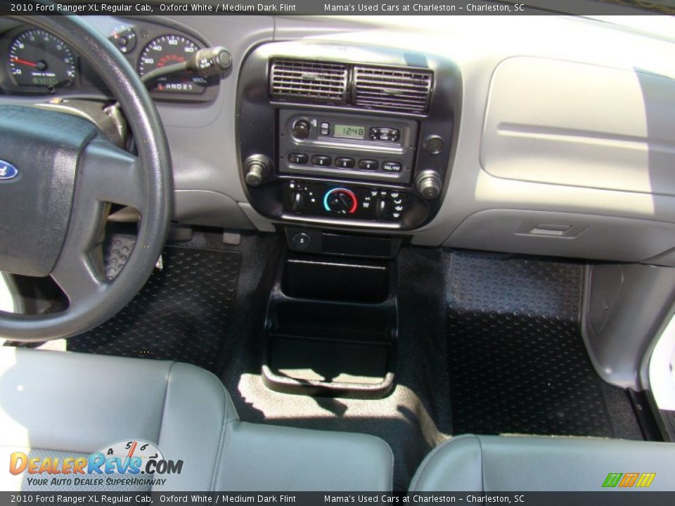 2010 Ford Ranger XL Regular Cab Oxford White / Medium Dark Flint Photo #11