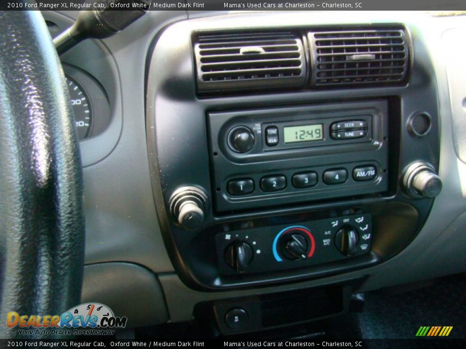 2010 Ford Ranger XL Regular Cab Oxford White / Medium Dark Flint Photo #13