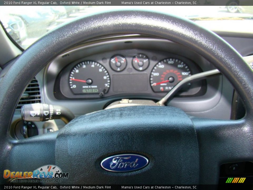 2010 Ford Ranger XL Regular Cab Oxford White / Medium Dark Flint Photo #14