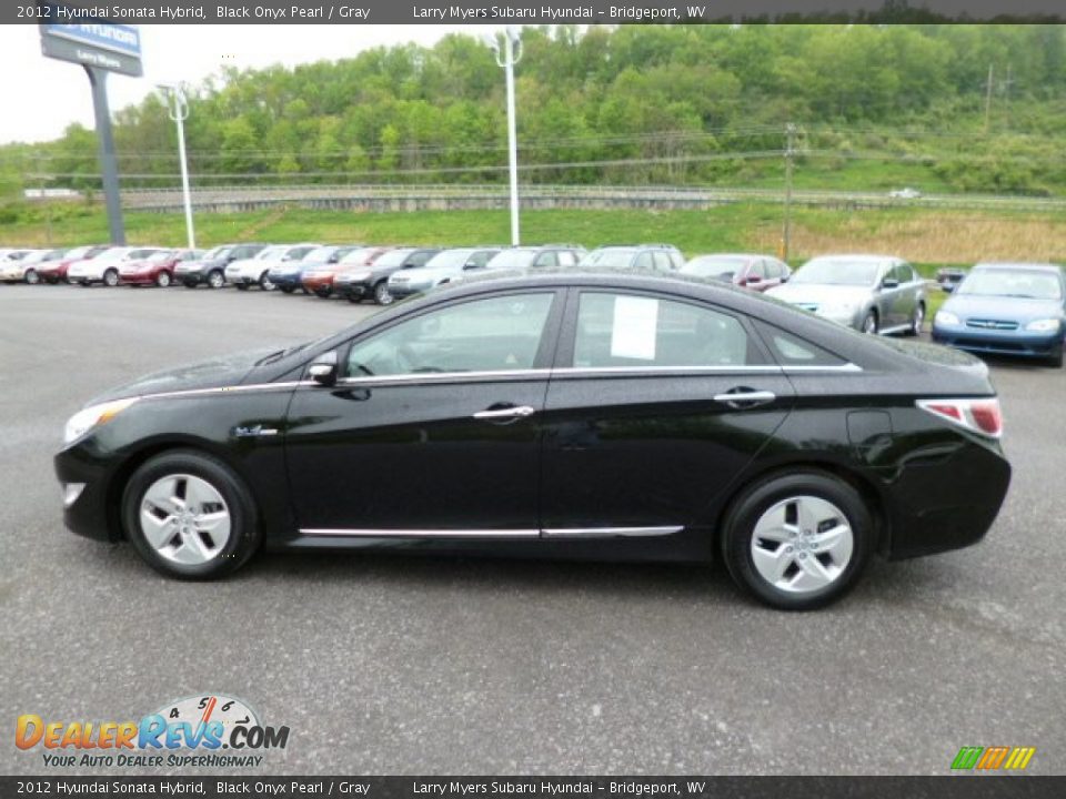 Black Onyx Pearl 2012 Hyundai Sonata Hybrid Photo #4