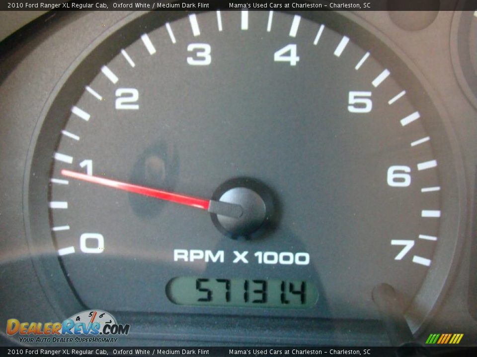 2010 Ford Ranger XL Regular Cab Oxford White / Medium Dark Flint Photo #16