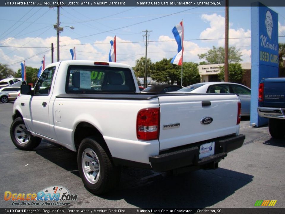 2010 Ford Ranger XL Regular Cab Oxford White / Medium Dark Flint Photo #22
