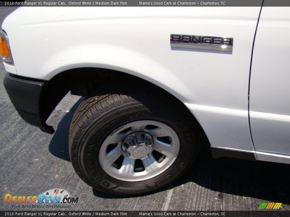 2010 Ford Ranger XL Regular Cab Oxford White / Medium Dark Flint Photo #25
