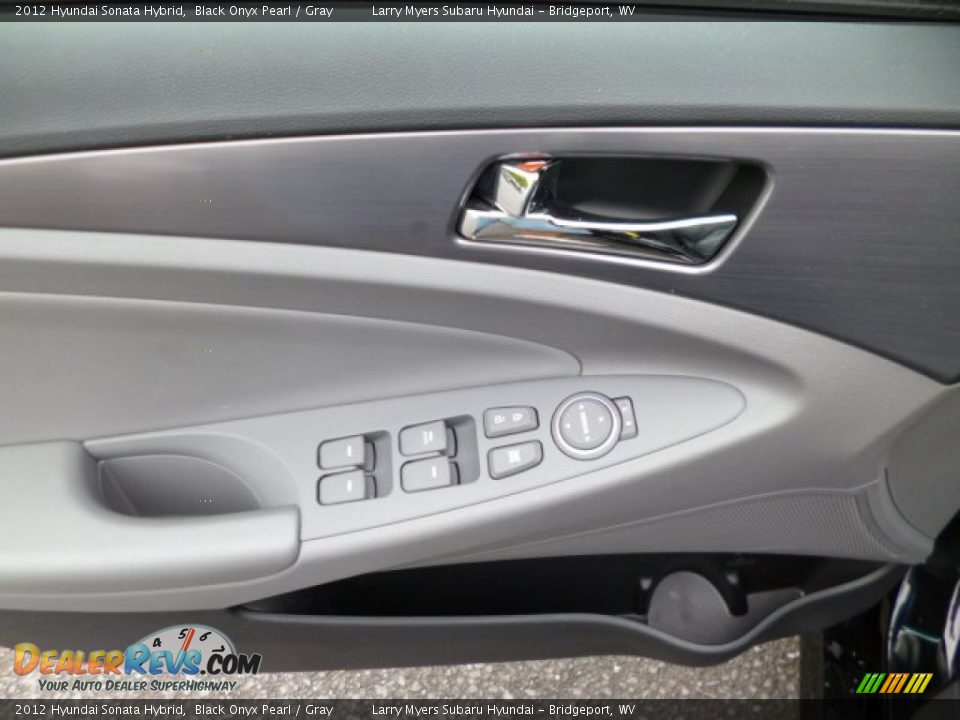 Door Panel of 2012 Hyundai Sonata Hybrid Photo #17