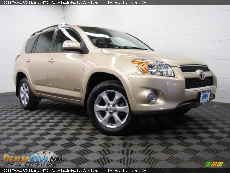 2011 Toyota RAV4 Limited 4WD Sandy Beach Metallic / Sand Beige Photo #1