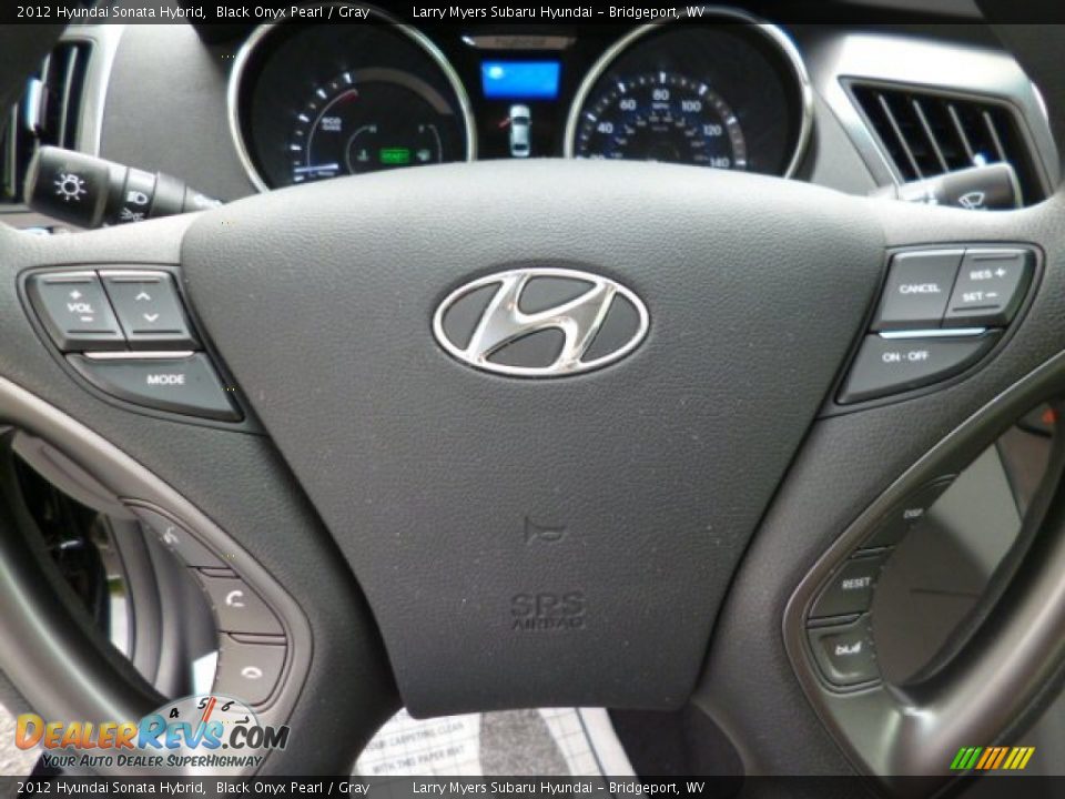 2012 Hyundai Sonata Hybrid Steering Wheel Photo #18
