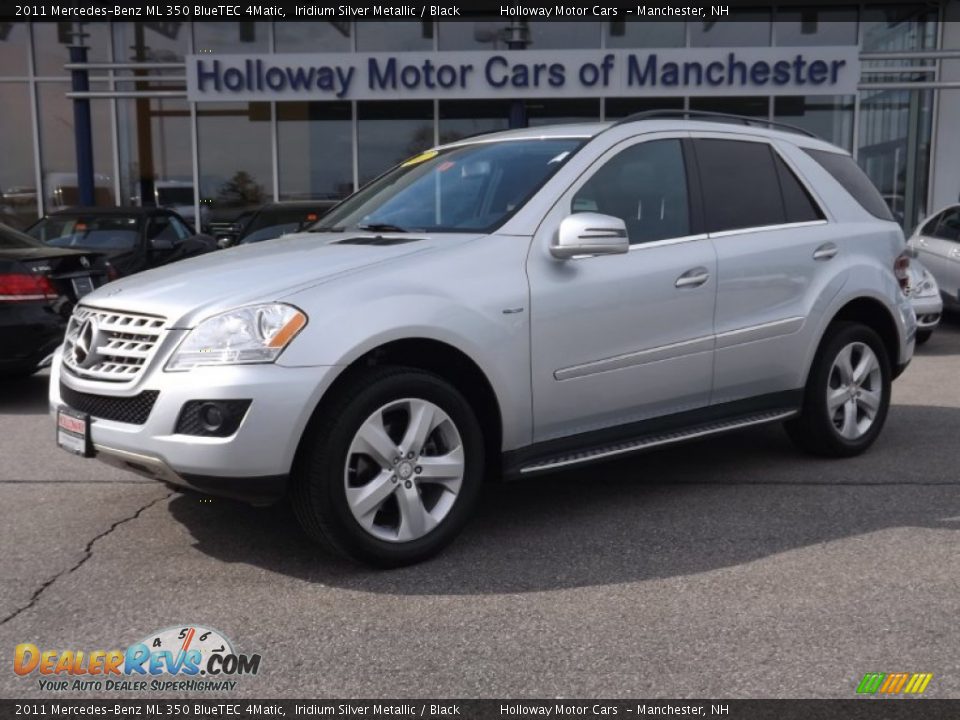 2011 Mercedes-Benz ML 350 BlueTEC 4Matic Iridium Silver Metallic / Black Photo #1