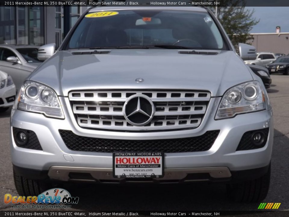 2011 Mercedes-Benz ML 350 BlueTEC 4Matic Iridium Silver Metallic / Black Photo #2
