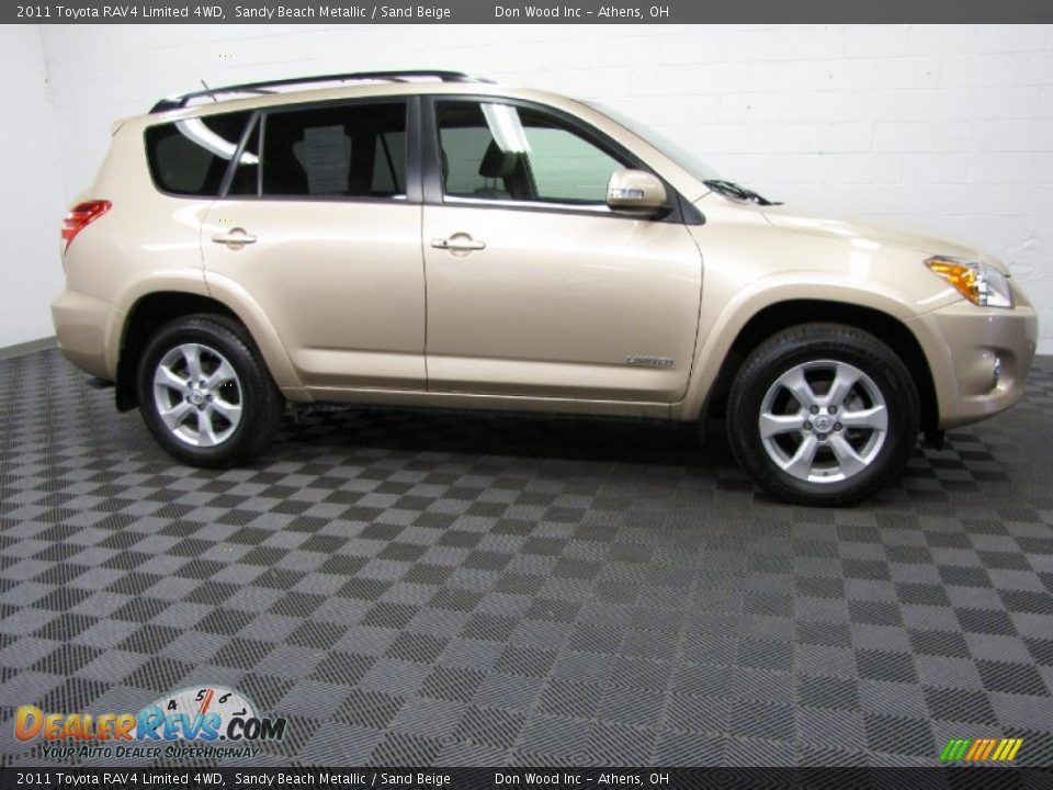 2011 Toyota RAV4 Limited 4WD Sandy Beach Metallic / Sand Beige Photo #3