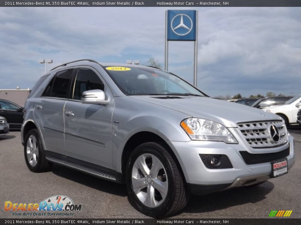 2011 Mercedes-Benz ML 350 BlueTEC 4Matic Iridium Silver Metallic / Black Photo #3