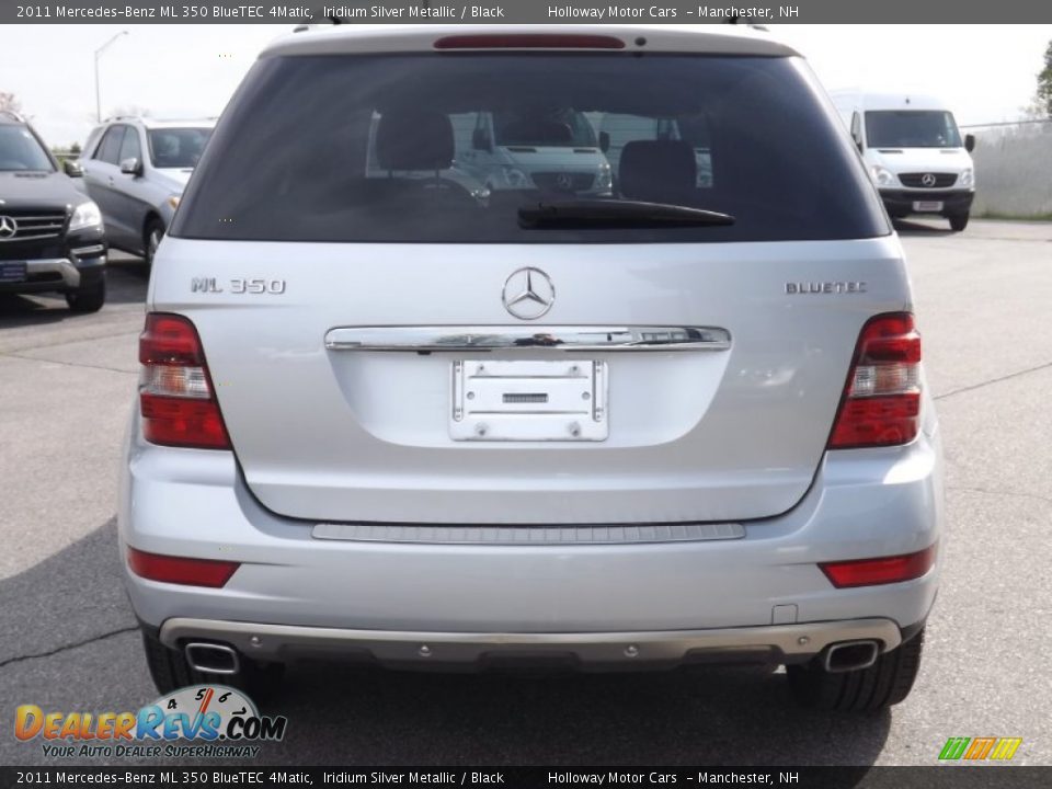 2011 Mercedes-Benz ML 350 BlueTEC 4Matic Iridium Silver Metallic / Black Photo #4