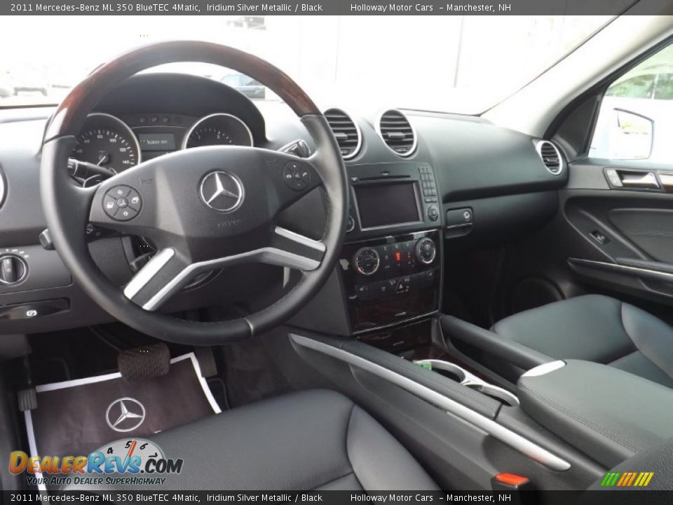 2011 Mercedes-Benz ML 350 BlueTEC 4Matic Iridium Silver Metallic / Black Photo #8