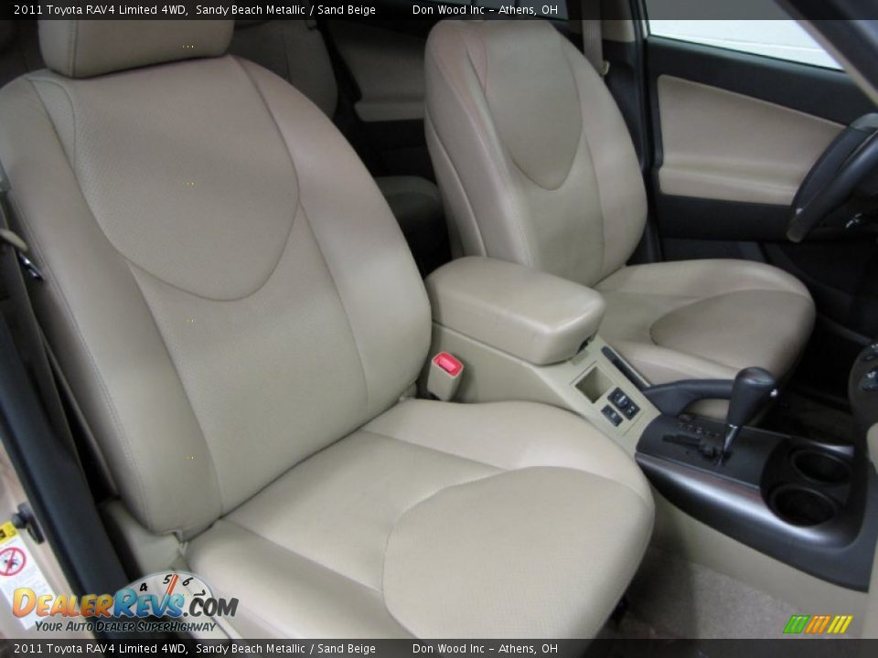 2011 Toyota RAV4 Limited 4WD Sandy Beach Metallic / Sand Beige Photo #9