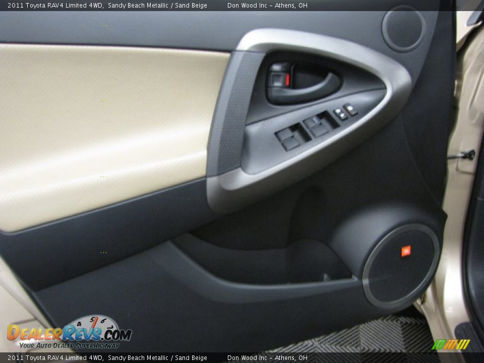 2011 Toyota RAV4 Limited 4WD Sandy Beach Metallic / Sand Beige Photo #10